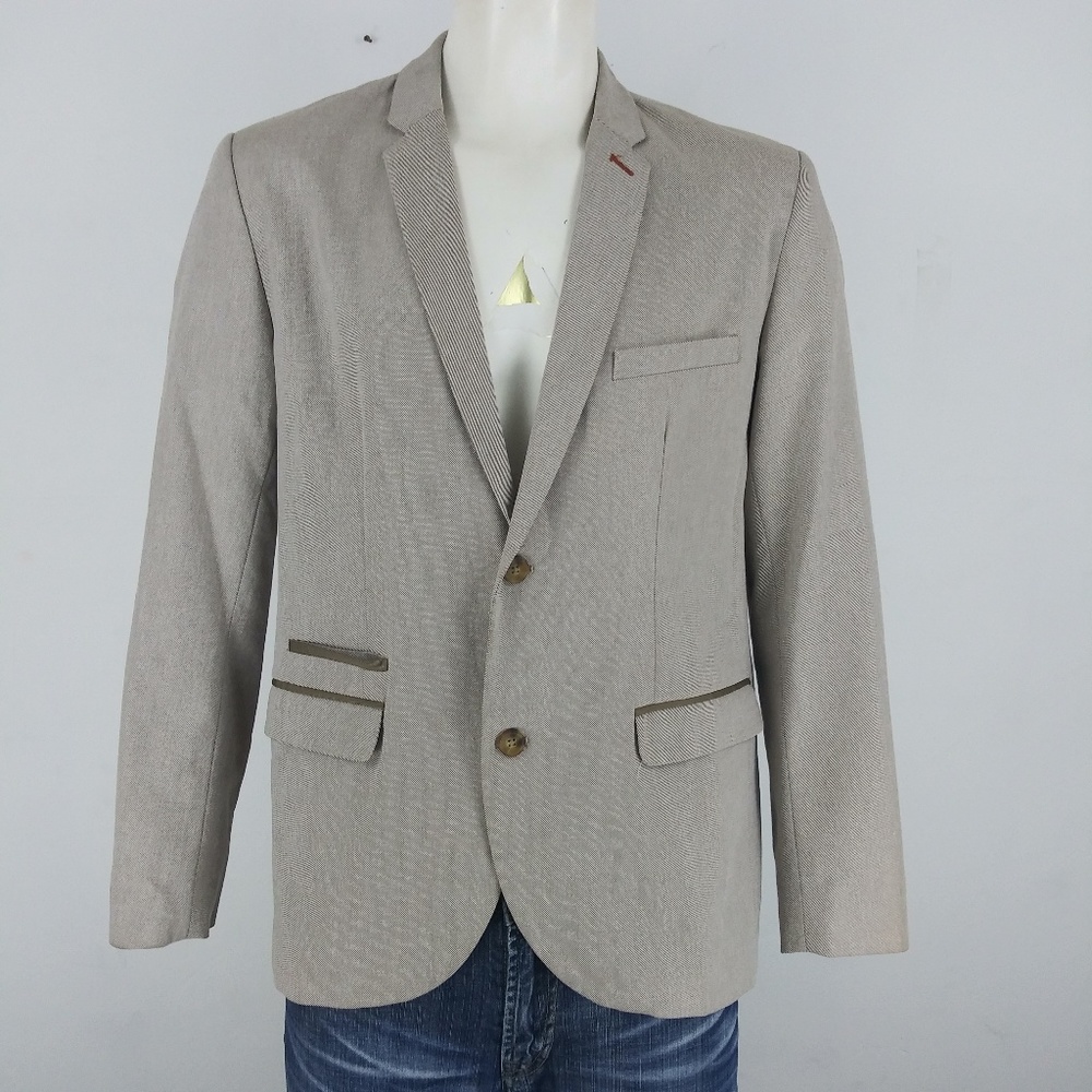 Structure Collection tan two button men's blazer